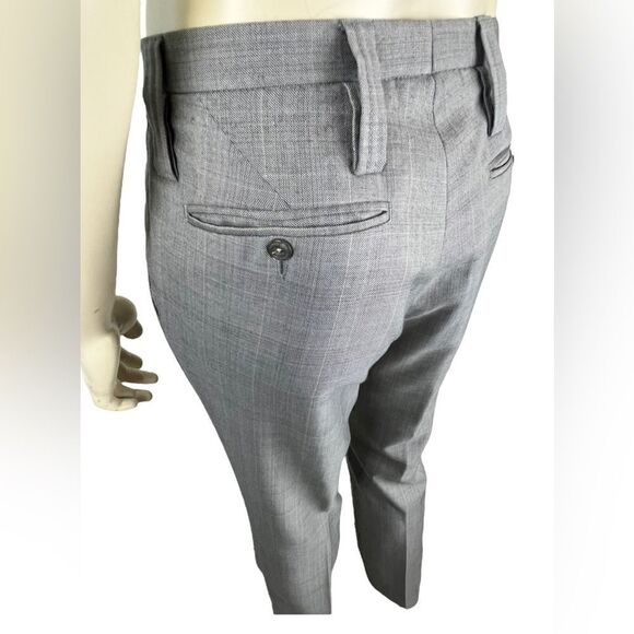 J. Lindeberg F/F Dress Pants in Subtle Gray/Lt Blue/Blk/Tan Plaid Like New Sz 50 - Picture 10 of 12